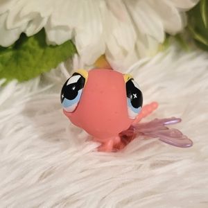 Littlest Pet Shop Authentic LPS #503 Pink Dragonfly Blue Eyes Hasbro 2006